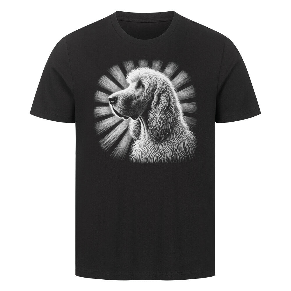 Premium T-Shirt "Komondor - Bright" Schwarz – hunde-shirt.de