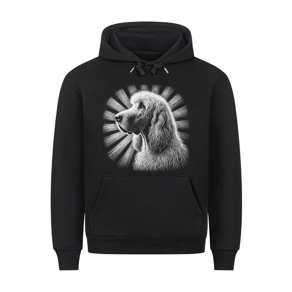 Premium Hoodie "Komondor - Bright" Schwarz – hunde-shirt.de