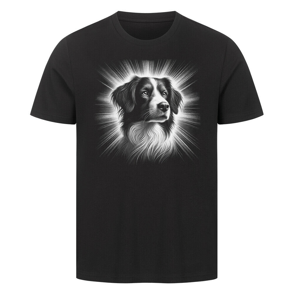 Premium T-Shirt "Kooikerhondje - Shine" Schwarz – hunde-shirt.de