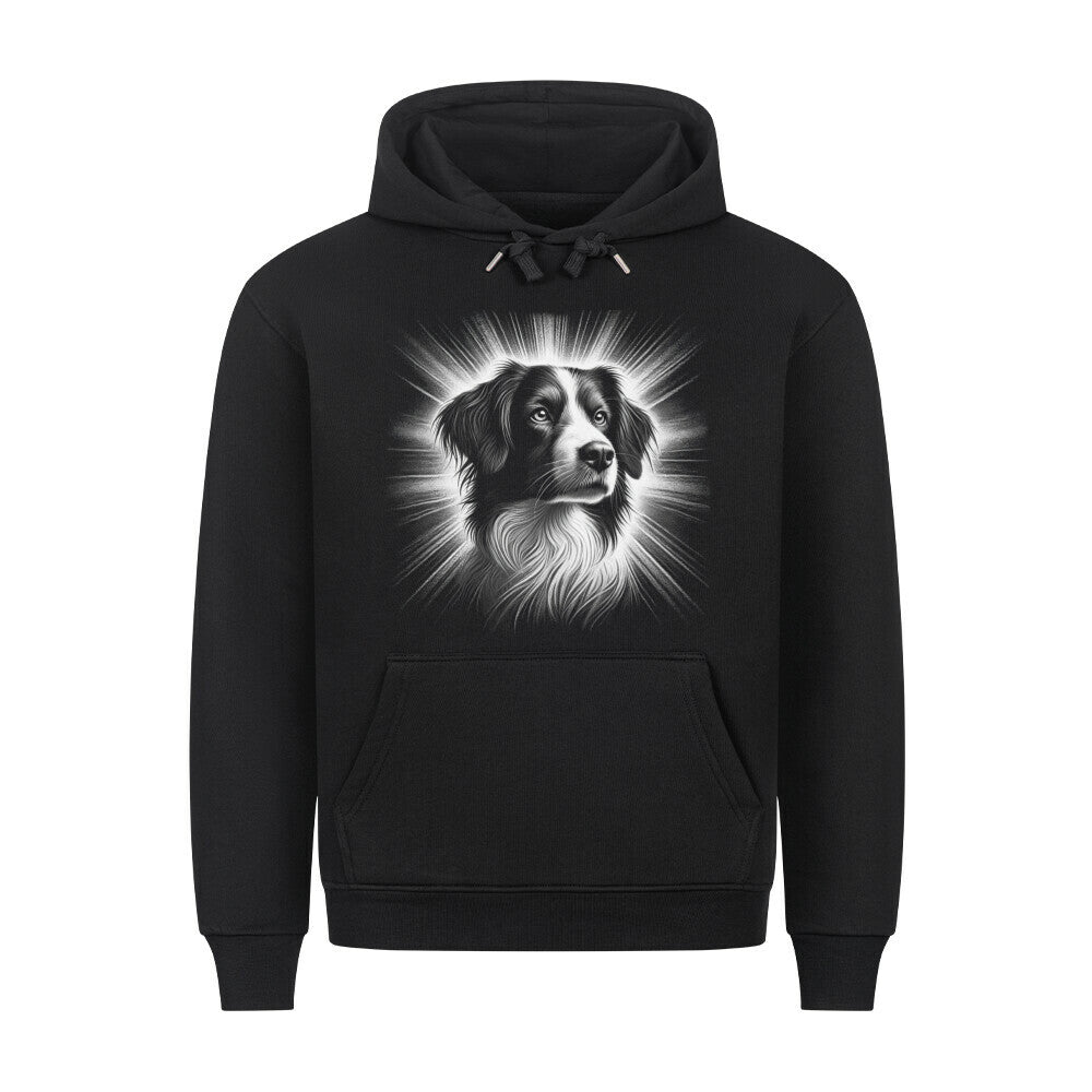 Premium Hoodie "Kooikerhondje - Shine" Schwarz – hunde-shirt.de