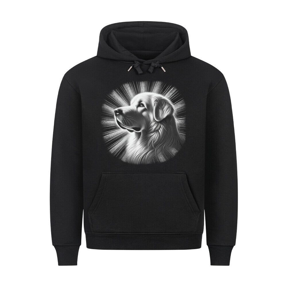 Premium Hoodie "Kuvasz - Shine" Schwarz – hunde-shirt.de