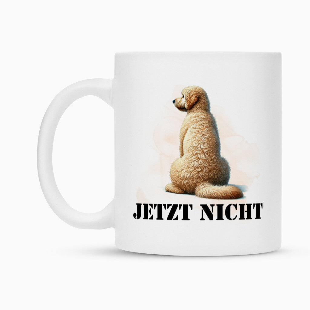 Tasse "Labradoodle hell - JETZT NICHT" – hunde-shirt.de