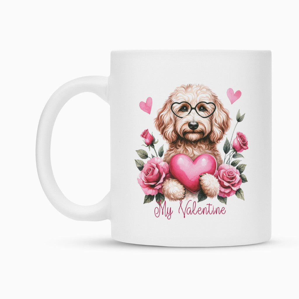Tasse "Labradoodle - My Valentine" – hunde-shirt.de