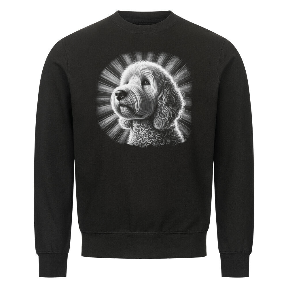 Premium Sweatshirt "Labradoodle - Shine" Schwarz – hunde-shirt.de