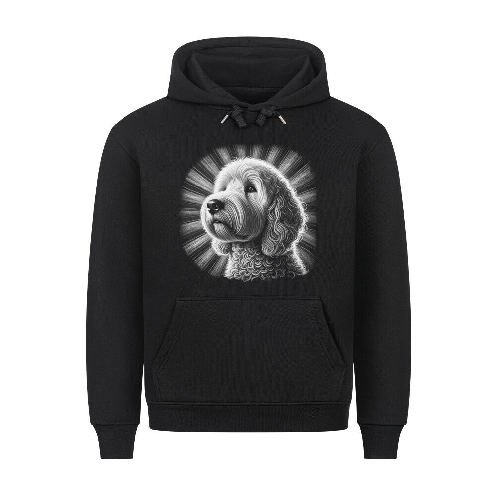 Premium Hoodie "Labradoodle - Shine" Schwarz – hunde-shirt.de