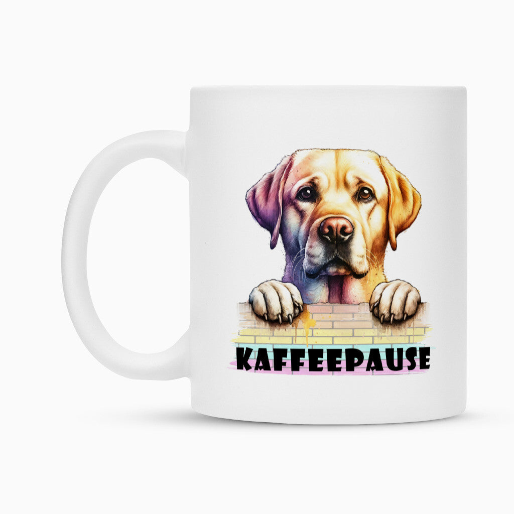 Tasse "Labrador - Kaffeepause" – hunde-shirt.de