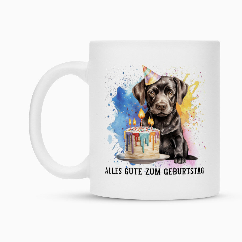 Tasse "Labrador schwarz - Puppy" – hunde-shirt.de
