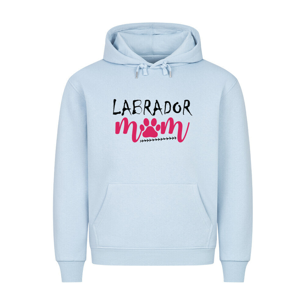 Premium Hoodie "Labrador - Mom" Babyblau – hunde-shirt.de
