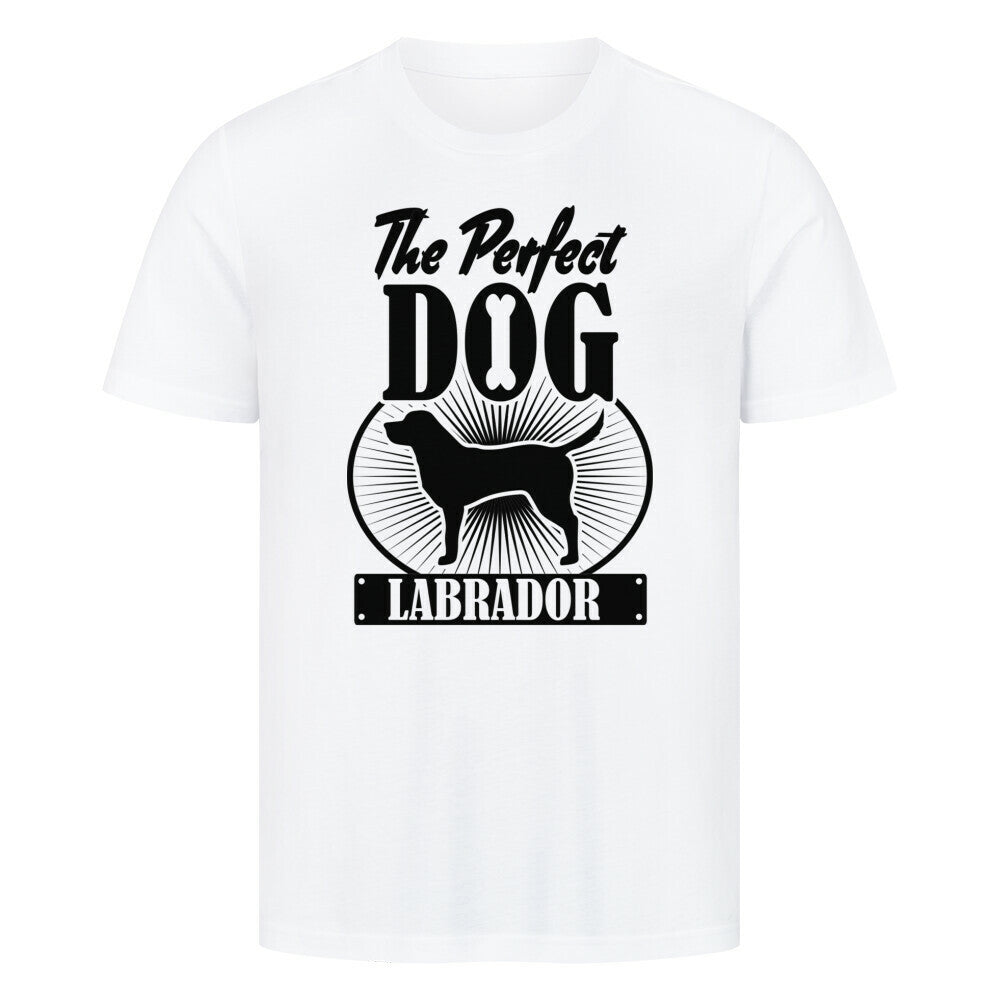 Premium T-Shirt "Labrador - Perfect Dog" Weiß – hunde-shirt.de