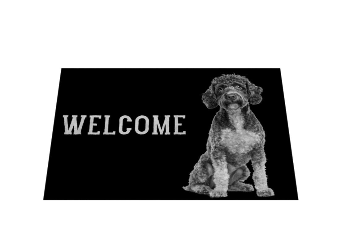Fußmatte "Lagotto - WELCOME II" – hunde-shirt.de