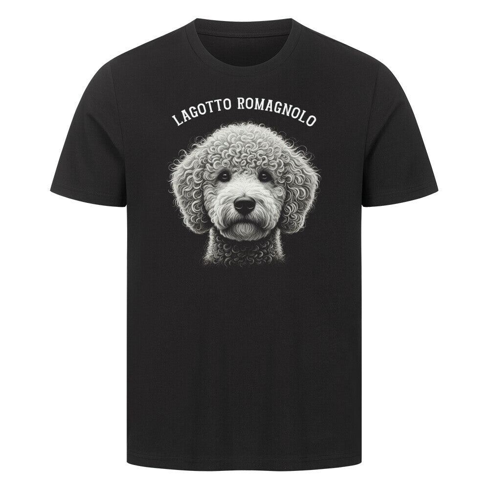 Premium T-Shirt "Lagotto - Pure" Schwarz – hunde-shirt.de