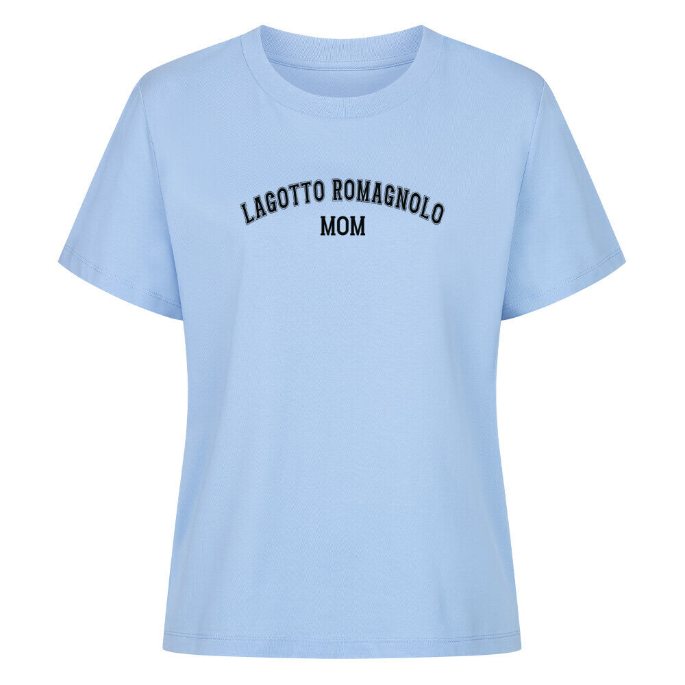 Premium Damen-Shirt "Lagotto - MOM" Sky Blue – hunde-shirt.de