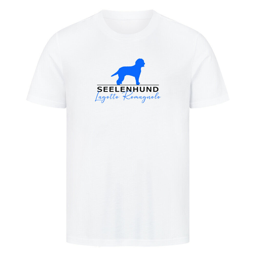 Premium T-Shirt "Lagotto - Seelenhund" Weiß – hunde-shirt.de