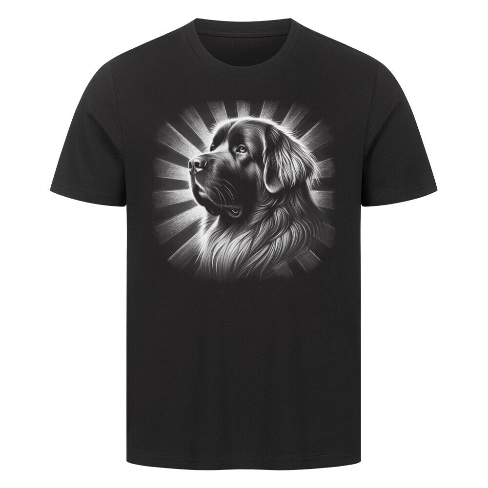 Premium T-Shirt "Leonberger - Bright" Schwarz – hunde-shirt.de