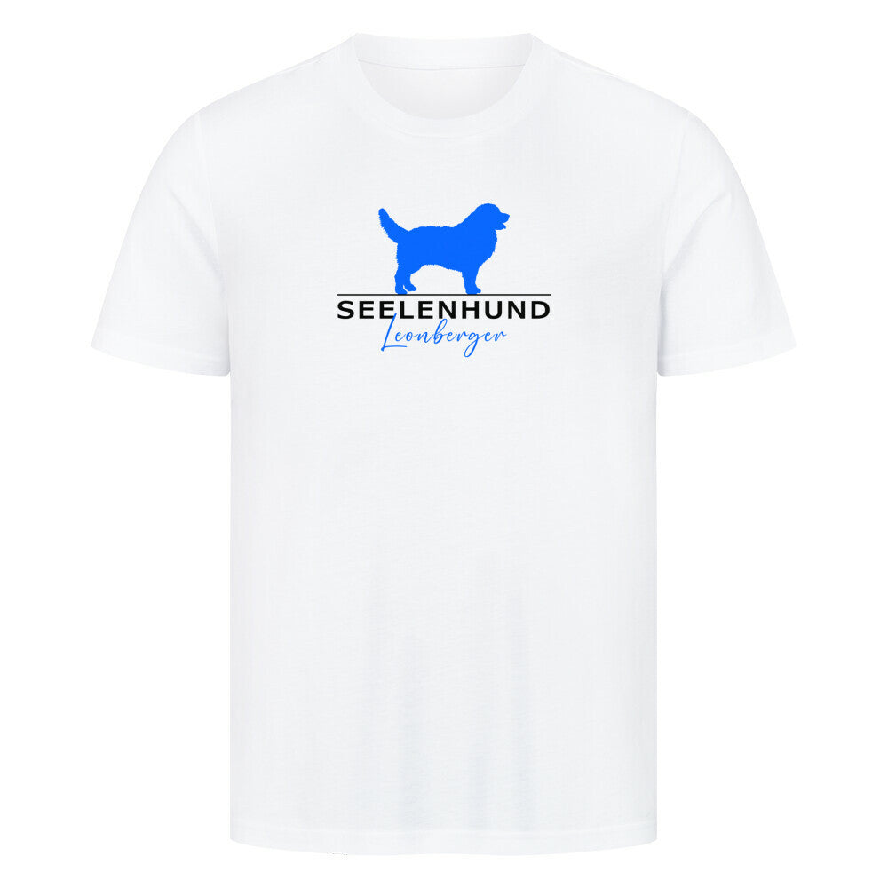 Premium T-Shirt "Leonberger - Seelenhund" Weiß – hunde-shirt.de