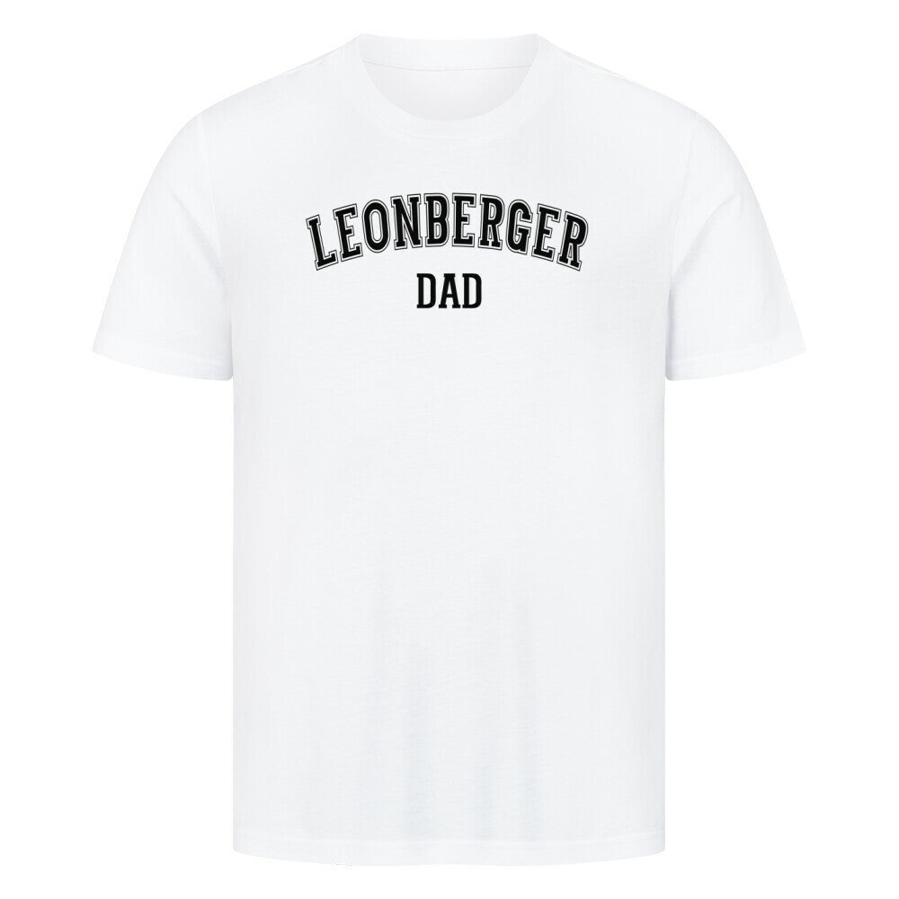 Premium T-Shirt "Leonberger - DAD" Weiß – hunde-shirt.de