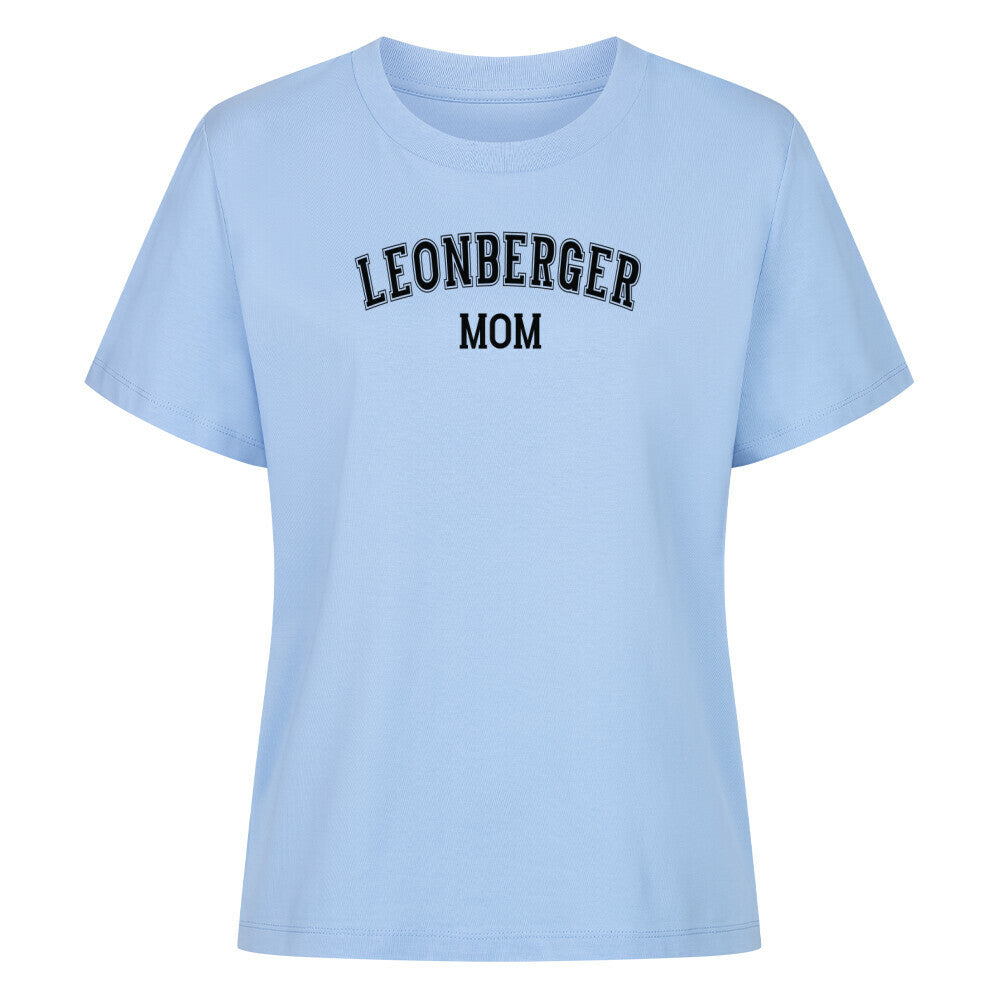 Premium Damen-Shirt "Leonberger - MOM" Sky Blue – hunde-shirt.de