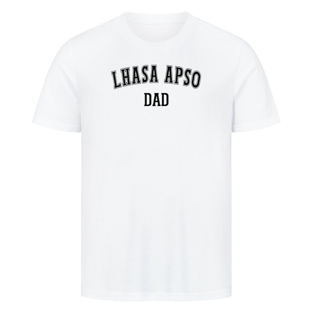 Premium T-Shirt "Lhasa Apso - DAD" Weiß – hunde-shirt.de