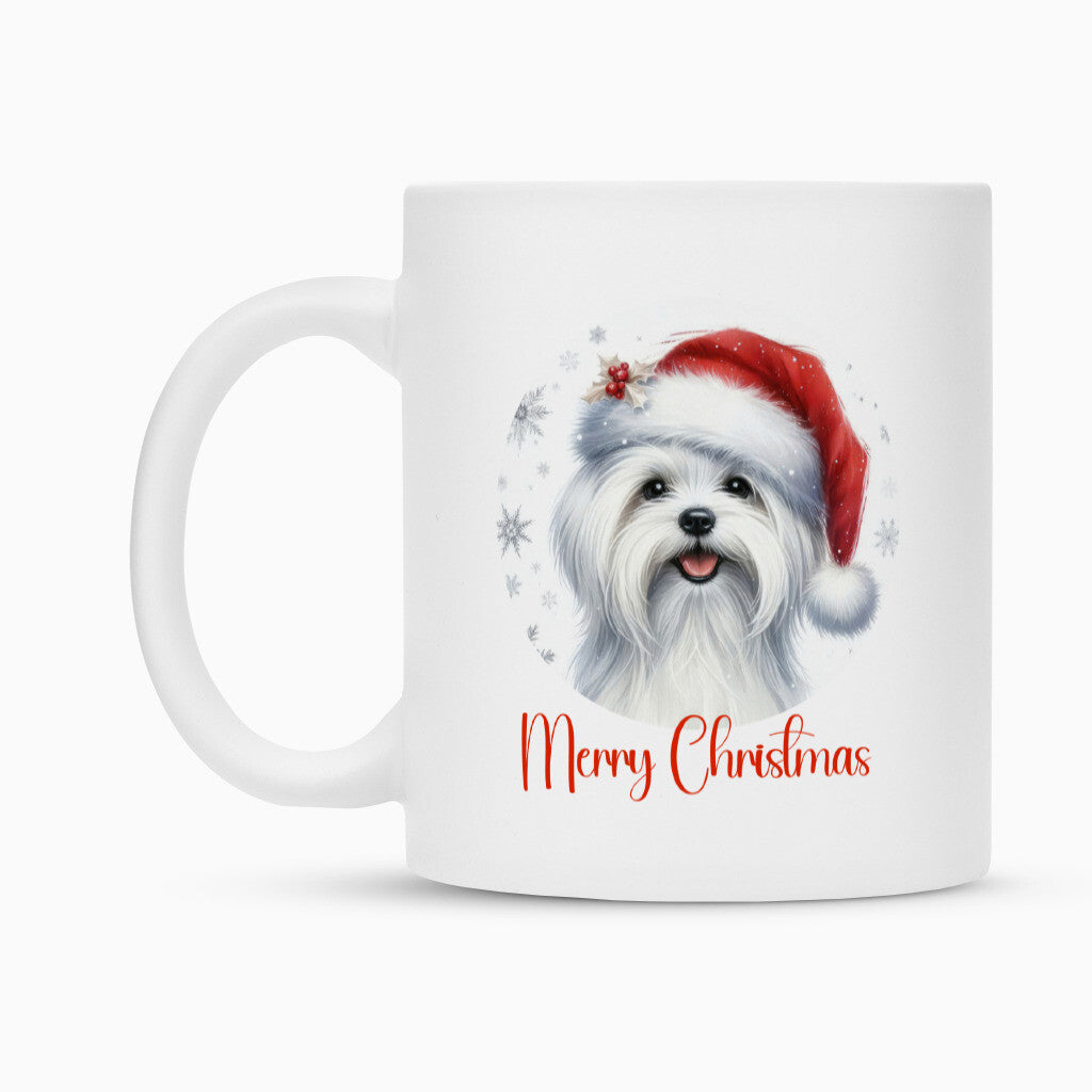 Tasse "Malteser - Merry Christmas" – hunde-shirt.de