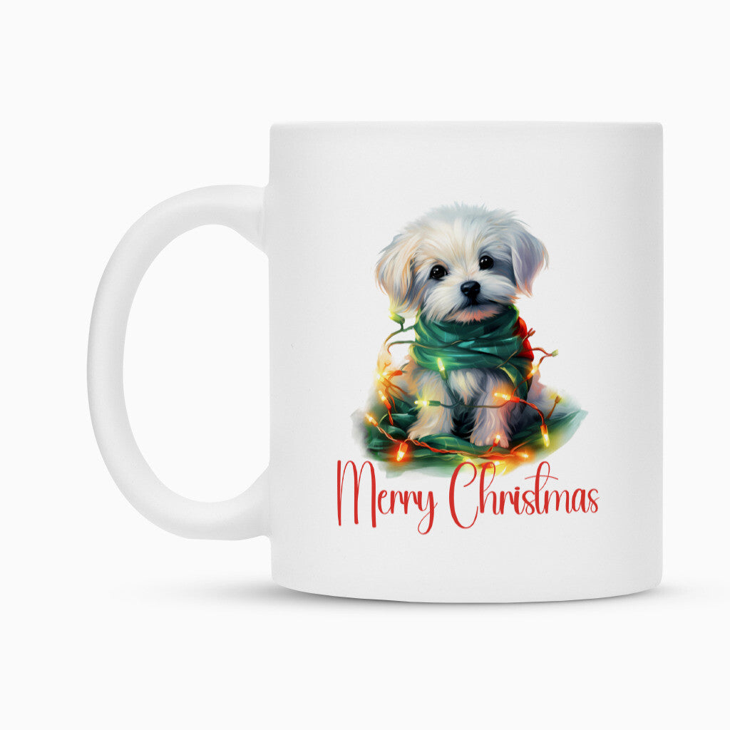 Tasse "Malteser - Funny Christmas" – hunde-shirt.de