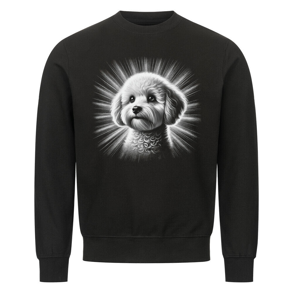Premium Sweatshirt "Maltipoo - Shine" Schwarz – hunde-shirt.de