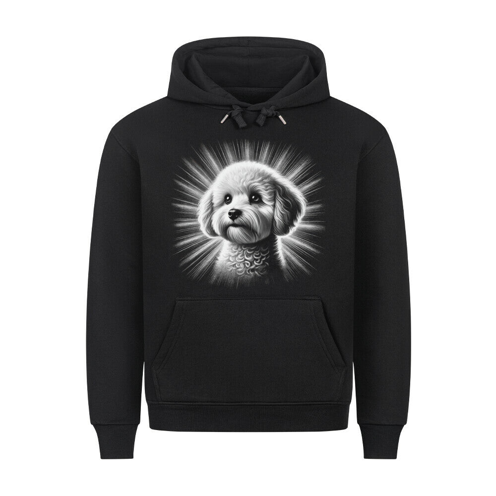 Premium Hoodie "Maltipoo - Shine" Schwarz – hunde-shirt.de