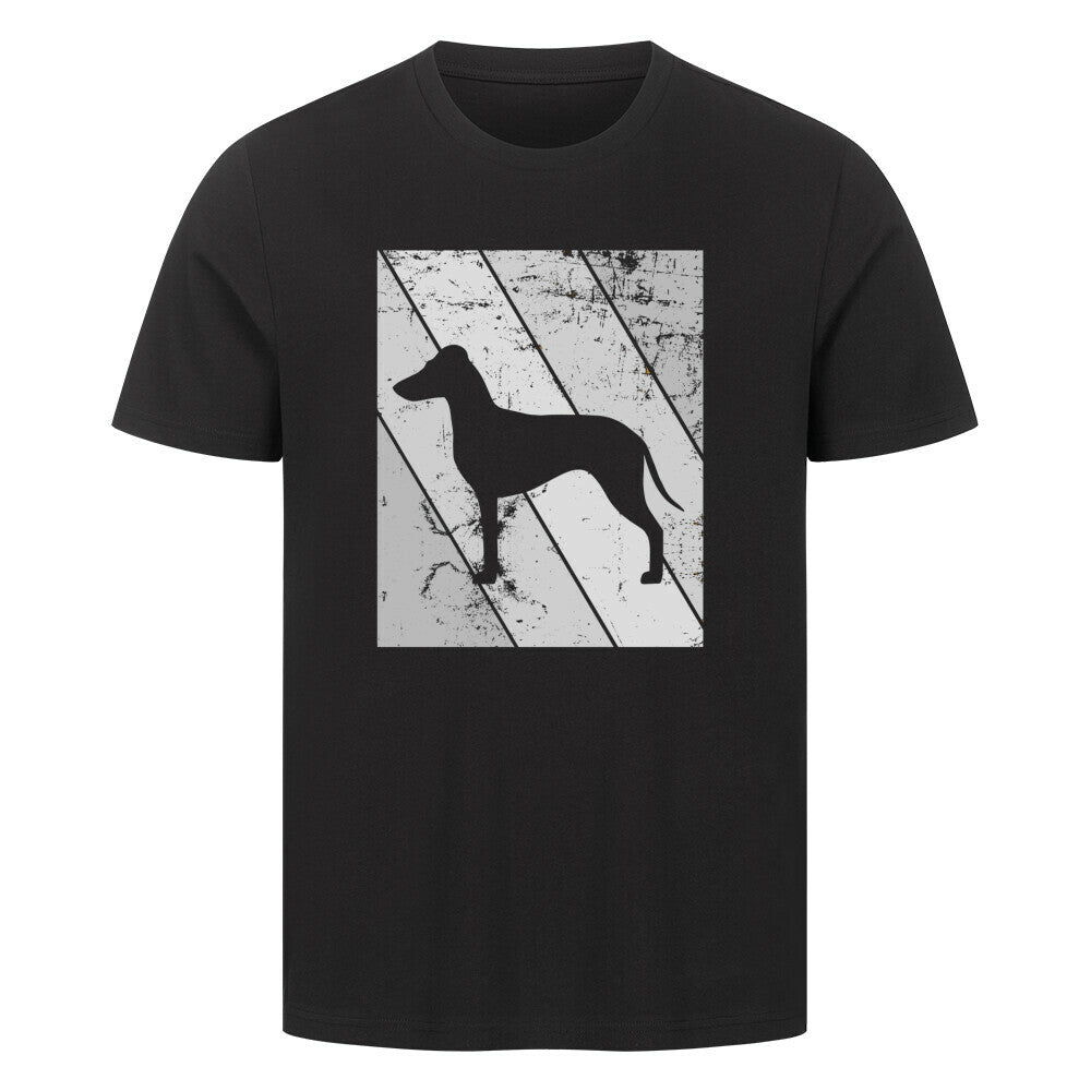 Premium T-Shirt "Manchester Terrier - BLOCK" Schwarz – hunde-shirt.de