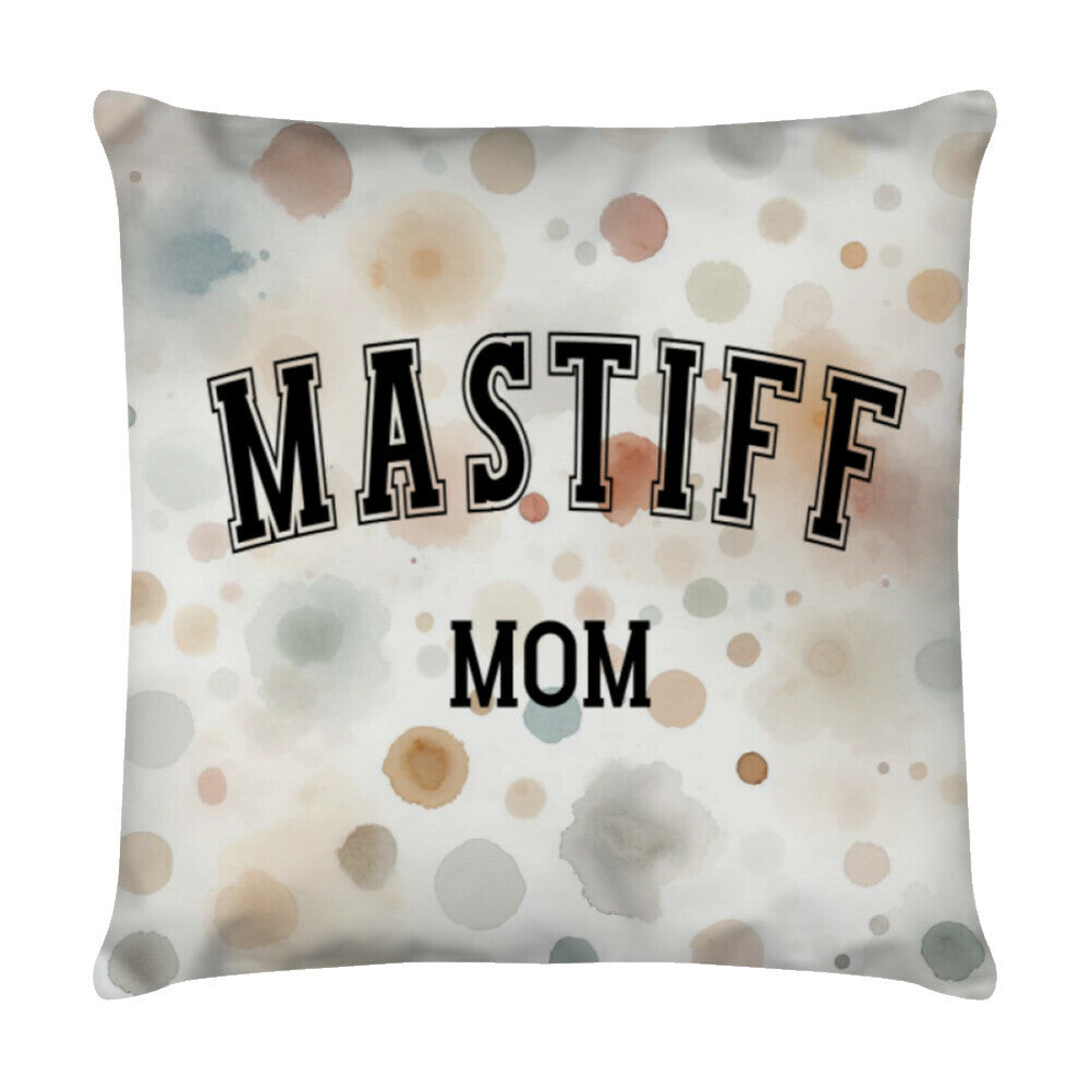 Kissen "Mastiff - MOM" Weiß – hunde-shirt.de