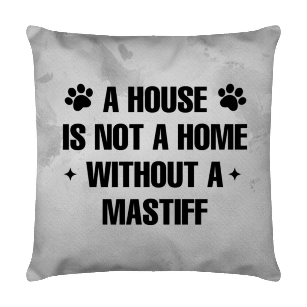 Kissen "Mastiff - Home" Weiß – hunde-shirt.de