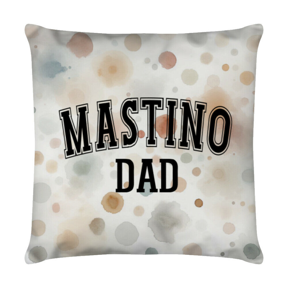 Kissen "Mastino - DAD" Weiß – hunde-shirt.de