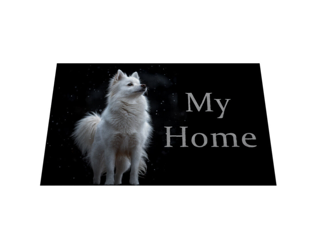 Fußmatte "Mittelspitz - My Home" – hunde-shirt.de
