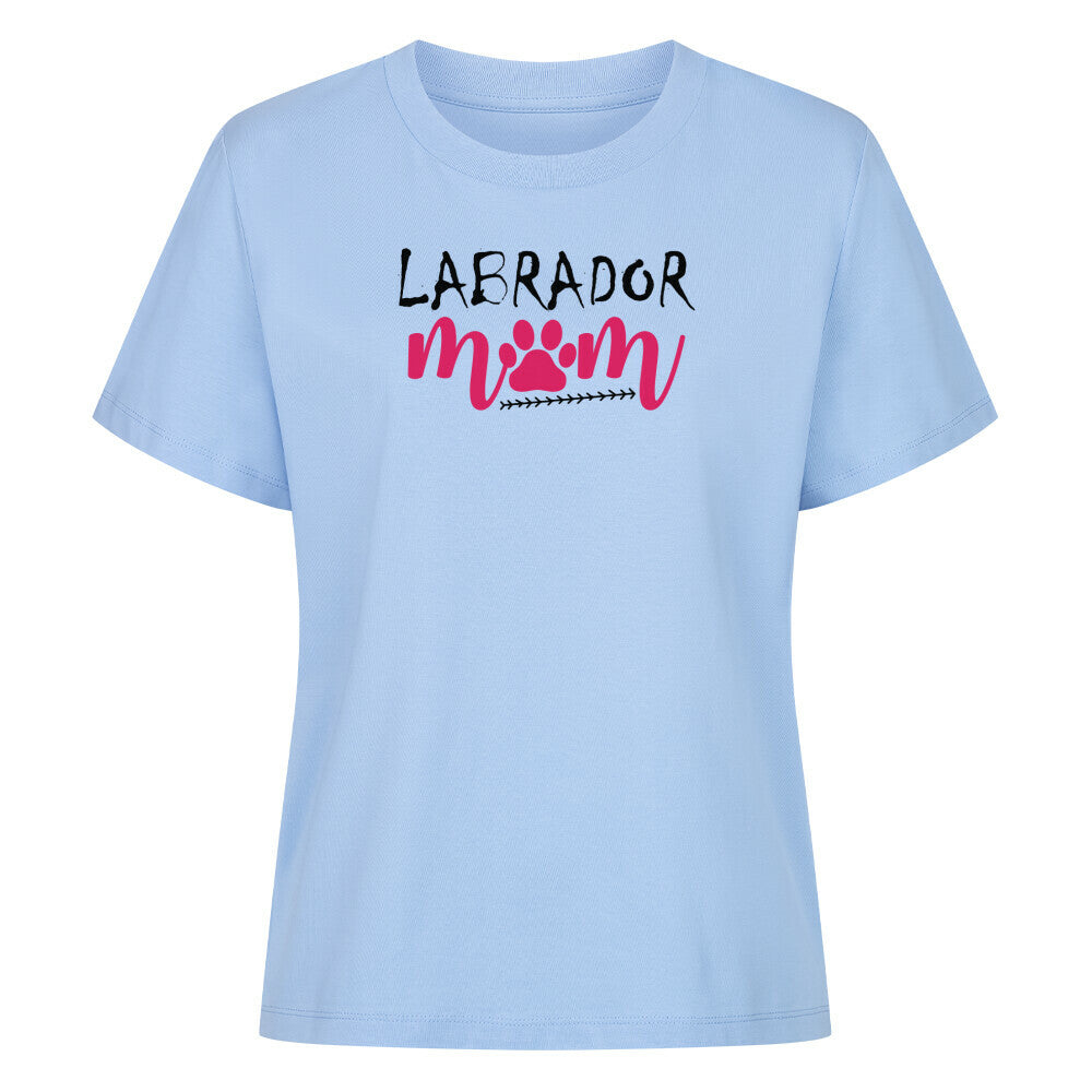 Premium Damen-Shirt "Labrador - Mom" Sky Blue – hunde-shirt.de
