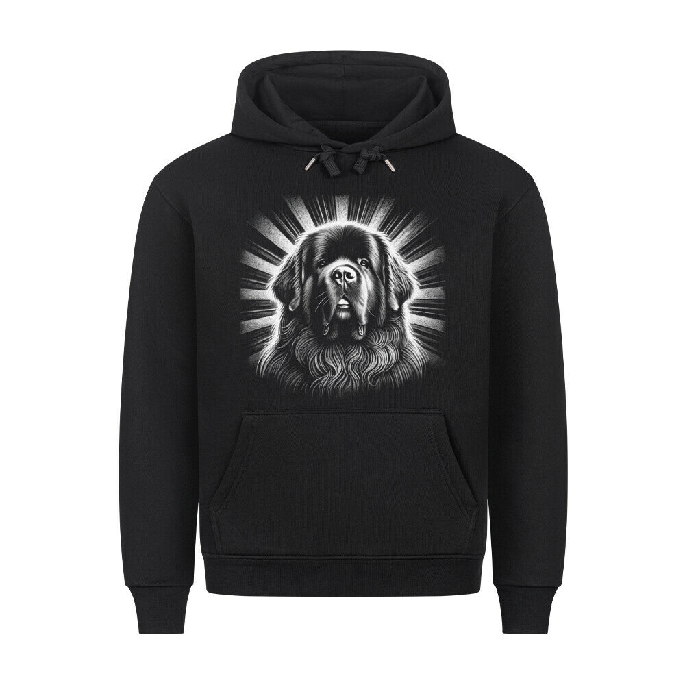 Premium Hoodie "Neufundländer - Shine" Schwarz – hunde-shirt.de