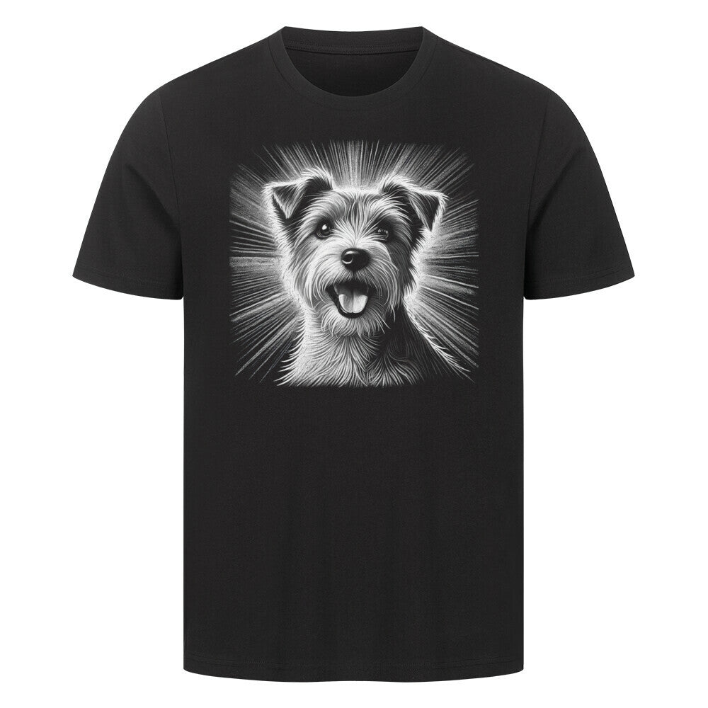 Premium T-Shirt "Norfolk - Bright" Schwarz – hunde-shirt.de