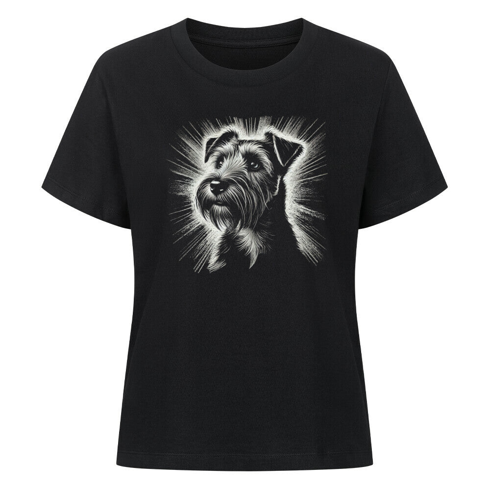 Premium Damen-Shirt "Norfolk - Shine" Schwarz – hunde-shirt.de