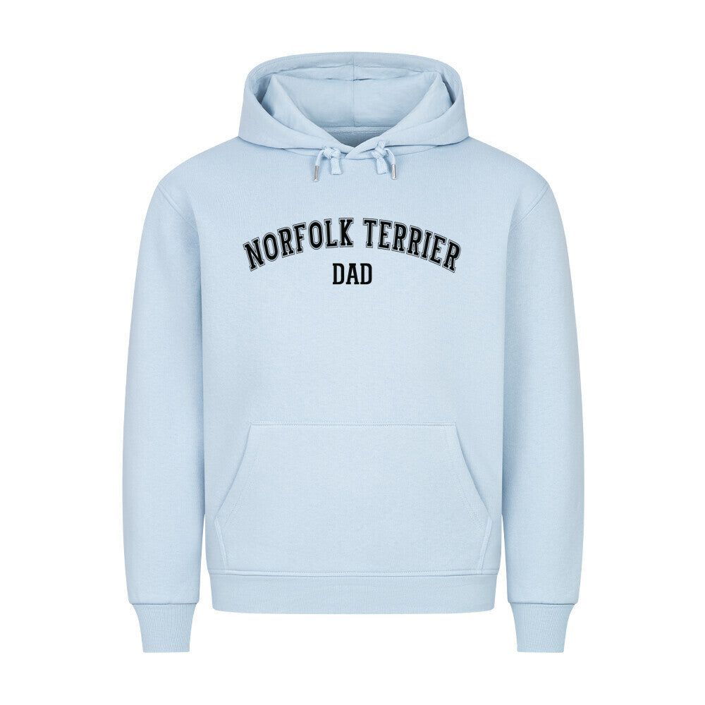 Premium Hoodie "Norfolk - DAD" Babyblau – hunde-shirt.de
