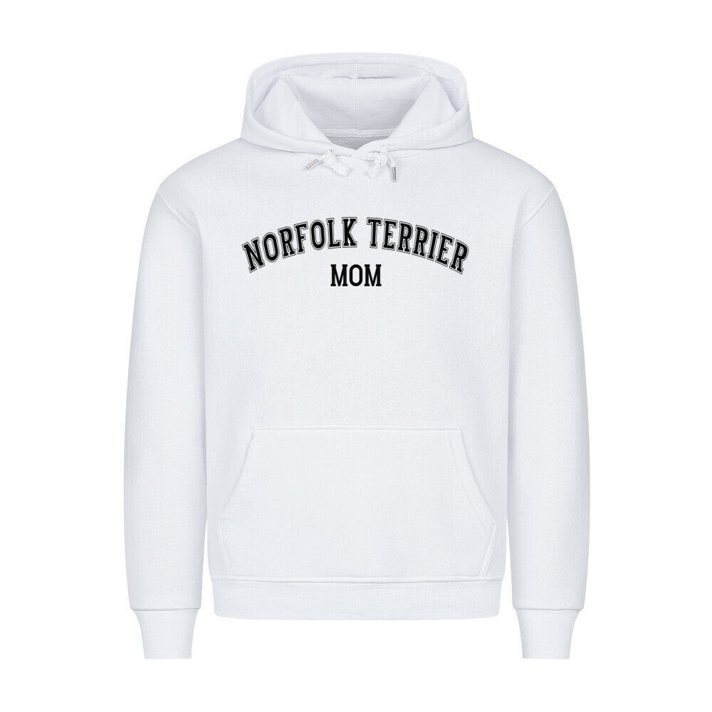 Premium Hoodie "Norfolk - MOM" Weiß – hunde-shirt.de