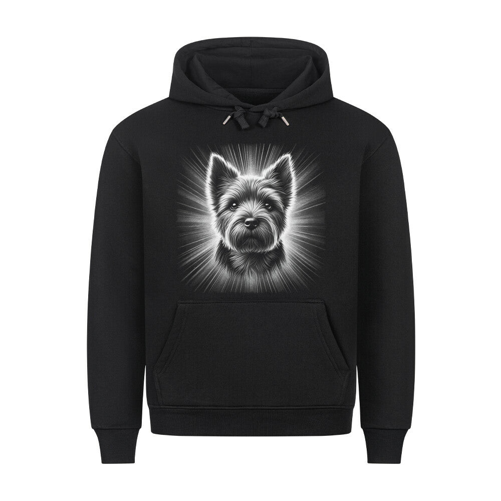 Premium Hoodie "Norwich Terrier - Bright" Schwarz – hunde-shirt.de