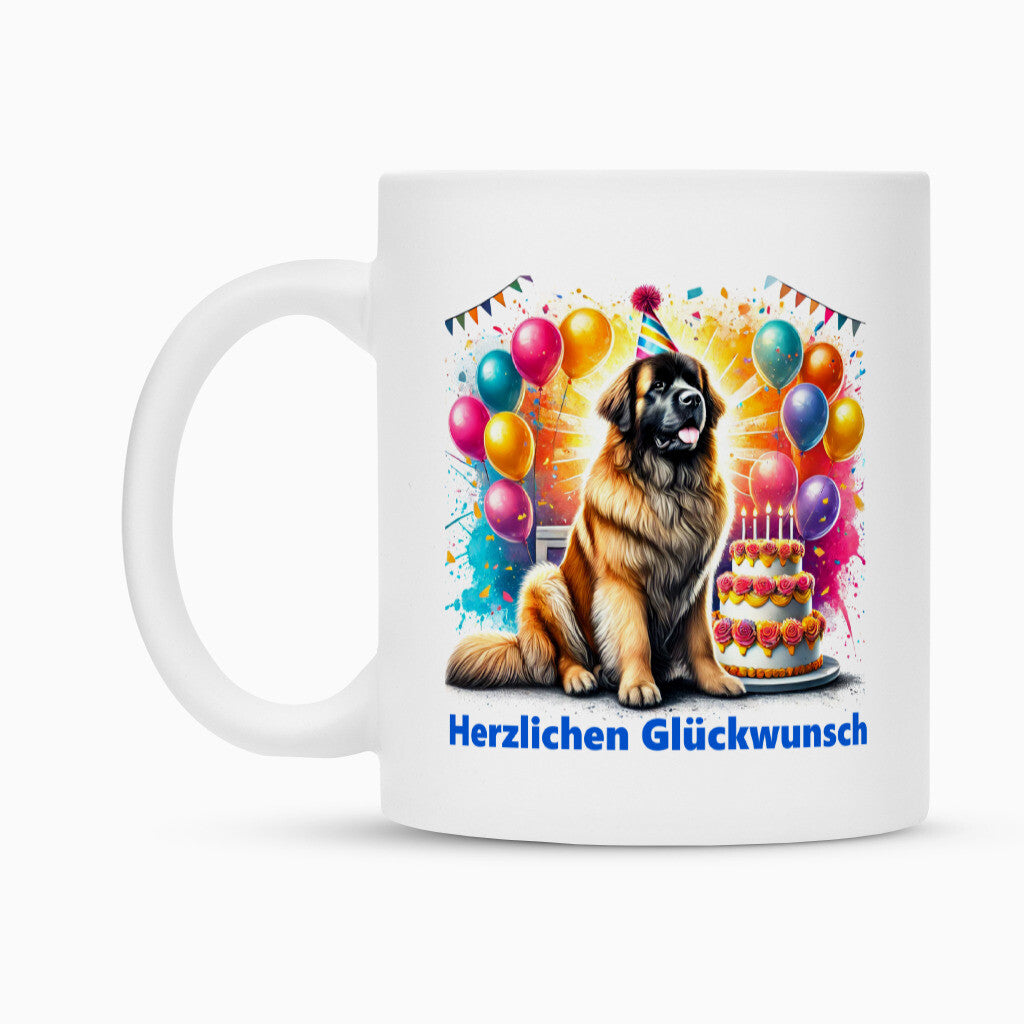 Tasse "Leonberger - Glückwunsch" – hunde-shirt.de