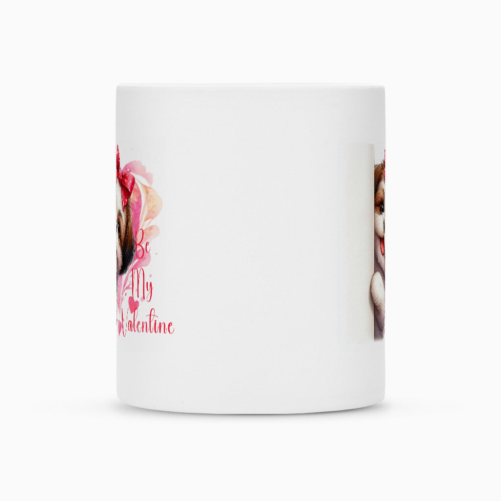 Tasse "Lhasa Apso - Be my Valentine" – hunde-shirt.de