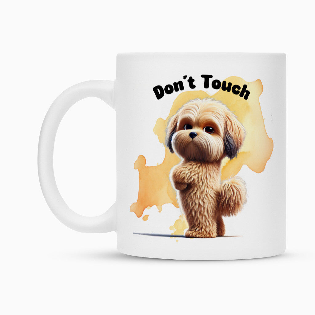 Tasse "Löwchen - Don´t touch" – hunde-shirt.de
