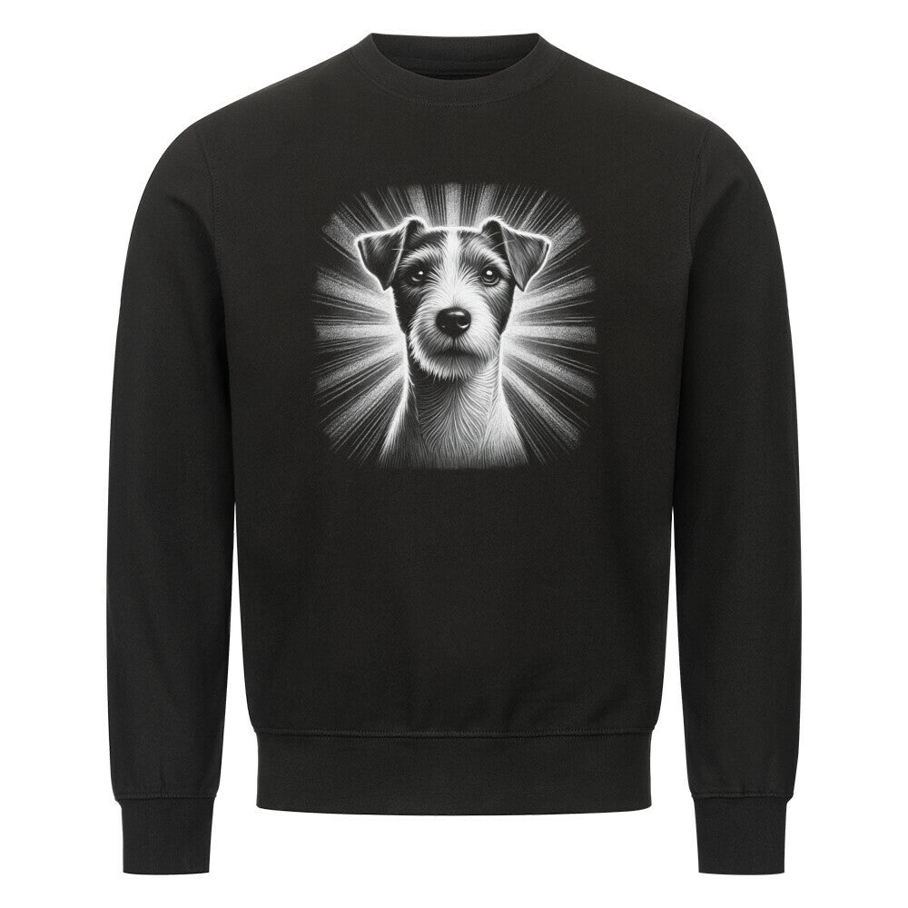 Premium Sweatshirt "Parson Russell - Shine" Schwarz – hunde-shirt.de