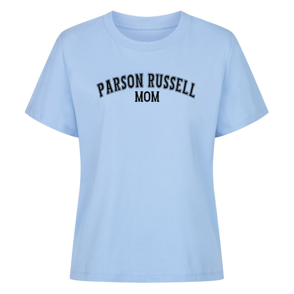 Premium Damen-Shirt "Parson Russell - MOM" Sky Blue – hunde-shirt.de