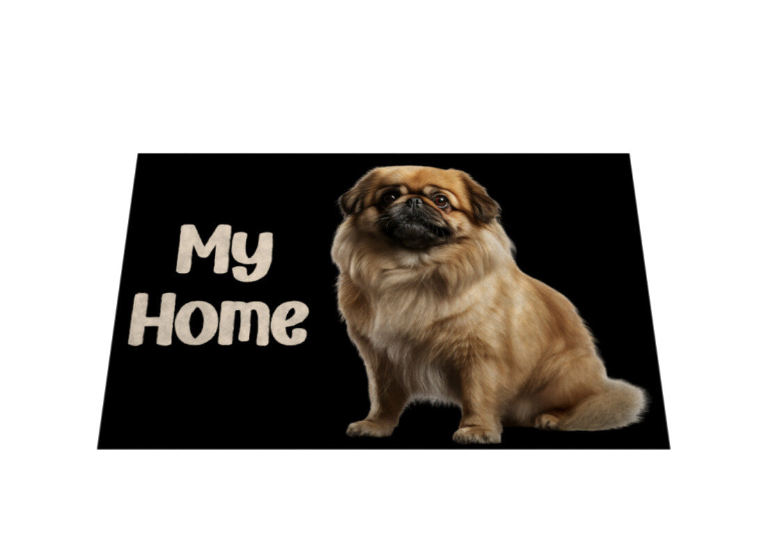 Fußmatte "Pekingese - My Home" – hunde-shirt.de