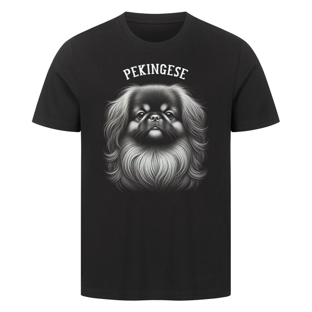 Premium T-Shirt "Pekingese - Pure" Schwarz – hunde-shirt.de