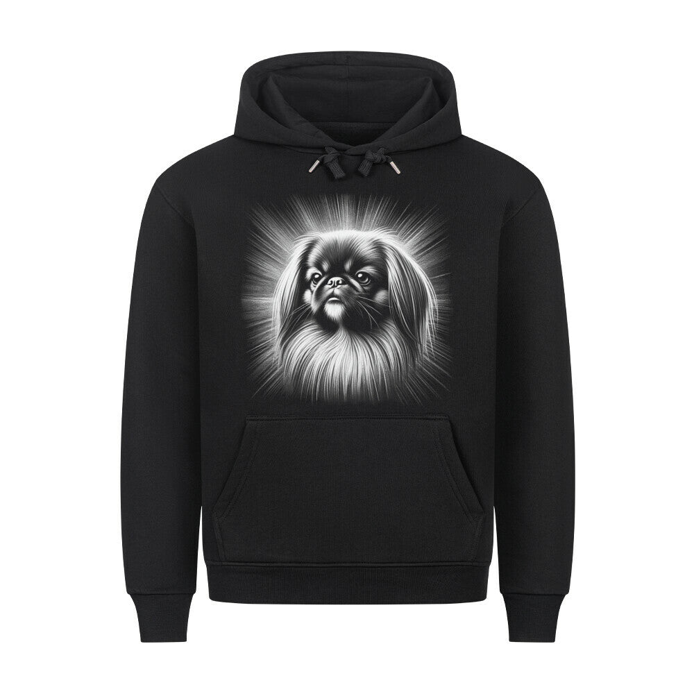 Premium Hoodie "Pekingese - Shine" Schwarz – hunde-shirt.de
