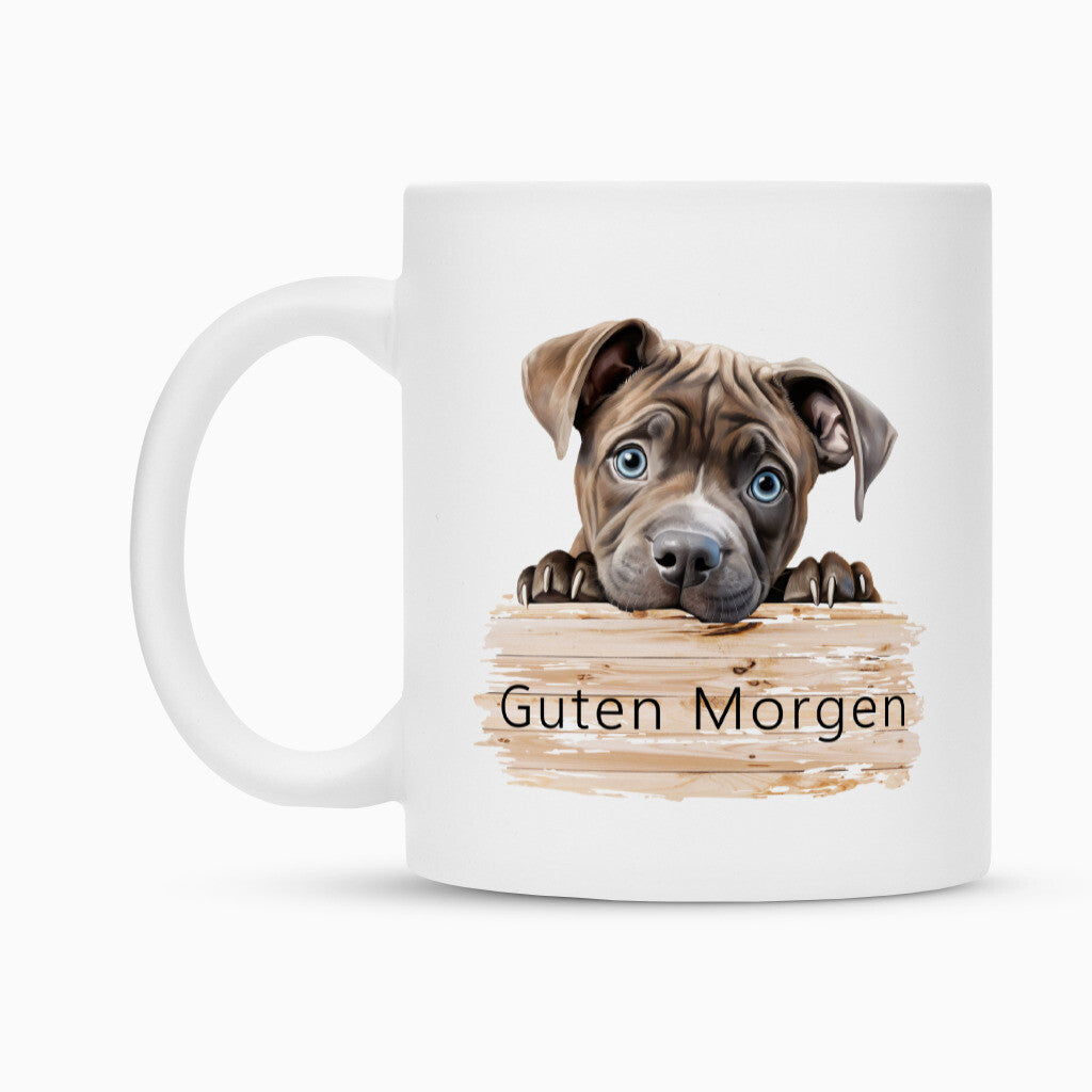 Tasse "Pocket Bully - Guten Morgen" – hunde-shirt.de