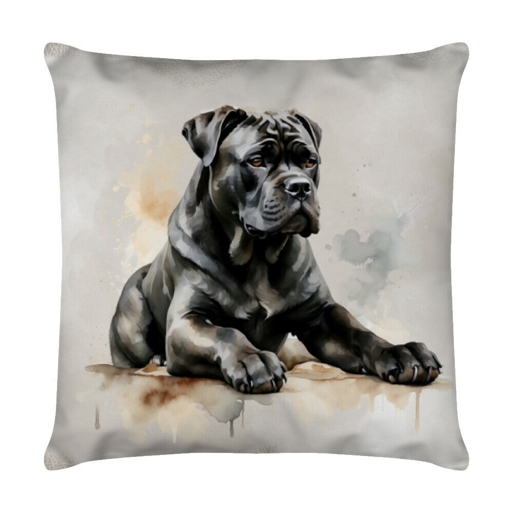 Kissen "Presa Canario - Relax" Weiß – hunde-shirt.de