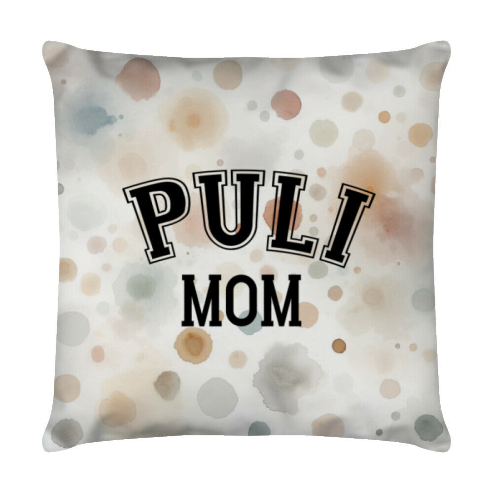 Kissen "Puli - MOM" Weiß – hunde-shirt.de