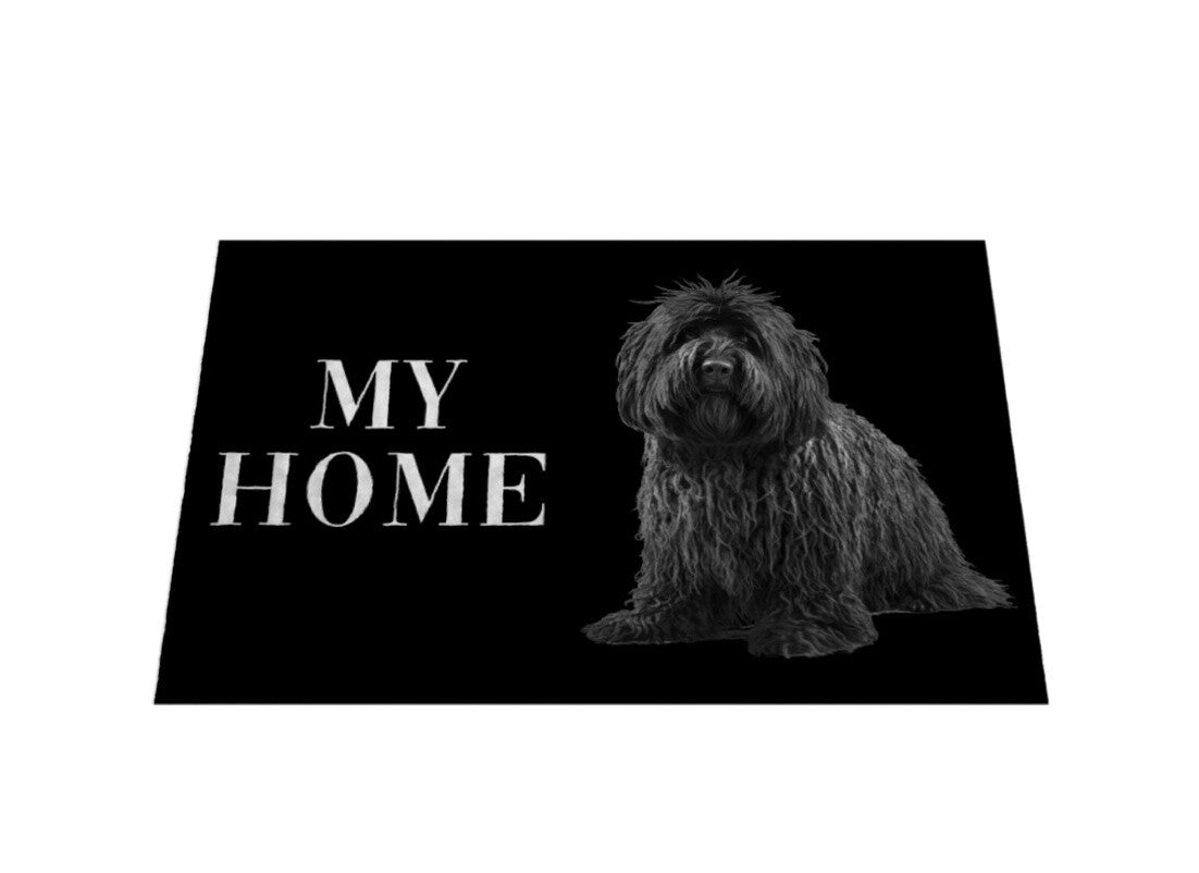 Fußmatte "Puli - MY HOME" – hunde-shirt.de